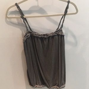 Y2K Billabong grey cropped tank